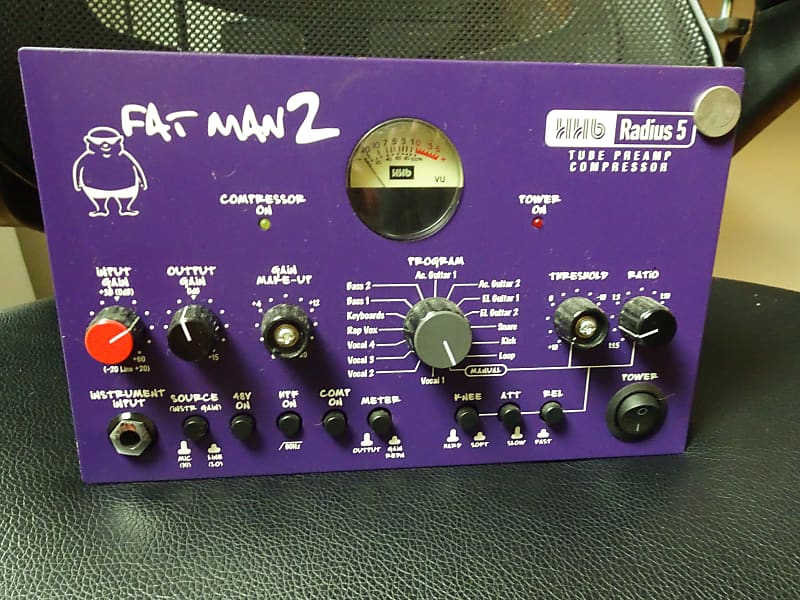 HHB Tube Preamp Compressor Radius 5 Fat Man 2 Reverb