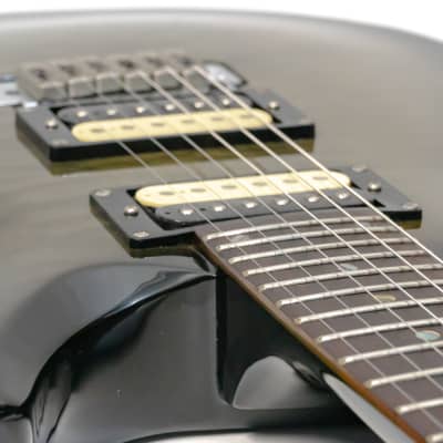 2008 Tokai LG50Q Electric Guitar with Gigbag - Transparent Black image 9