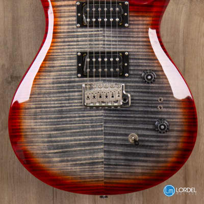 PRS SE Custom 24-08 Charcoal Cherry burst image 3