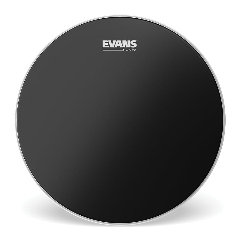 Evans Onyx Frosted Tom Drum Head, 15 Inch image 1