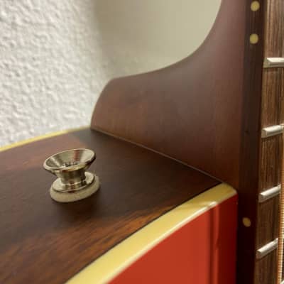 Fender Malibu Player - Fiesta Red Satin image 9