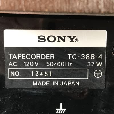 Vintage Sony TC-388-4 4-Channel Quadraphonic Tape Player Recorder image 15