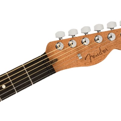 Fender American Acoustasonic Telecaster Solid Body Acoustic Guitar Ebony/Crimson Red - 0972018238 image 12