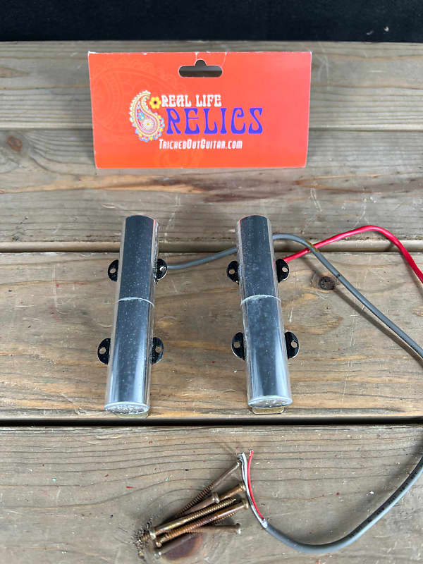 Real Life Relics Jazz Bass Lipstick Pickup Set Aged JBLR1 Reverb