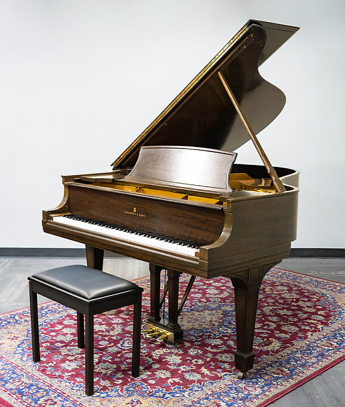 Steinway & Sons L WAL Grand Piano | Satin Brown | SN: 259149 image 1