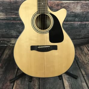 Used Fender GC140SCE Folk Size Acoustic Electric Guitar with Reverb