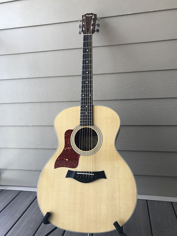 Taylor 214e-GL 2011 Natural Left Handed Acoustic Guitar & Gig Bag image 1