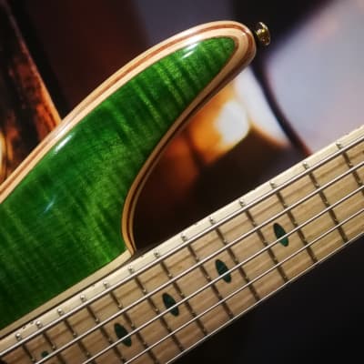 Ibanez SR5FMDX-EGL 35th Anniversary SR Premium 5-String Emerald Green Low Gloss, Limited Edition image 3