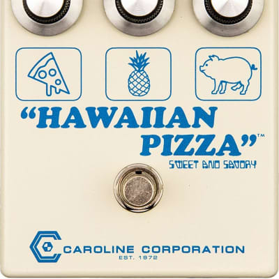 Reverb.com listing, price, conditions, and images for caroline-guitar-company-hawaiian-pizza