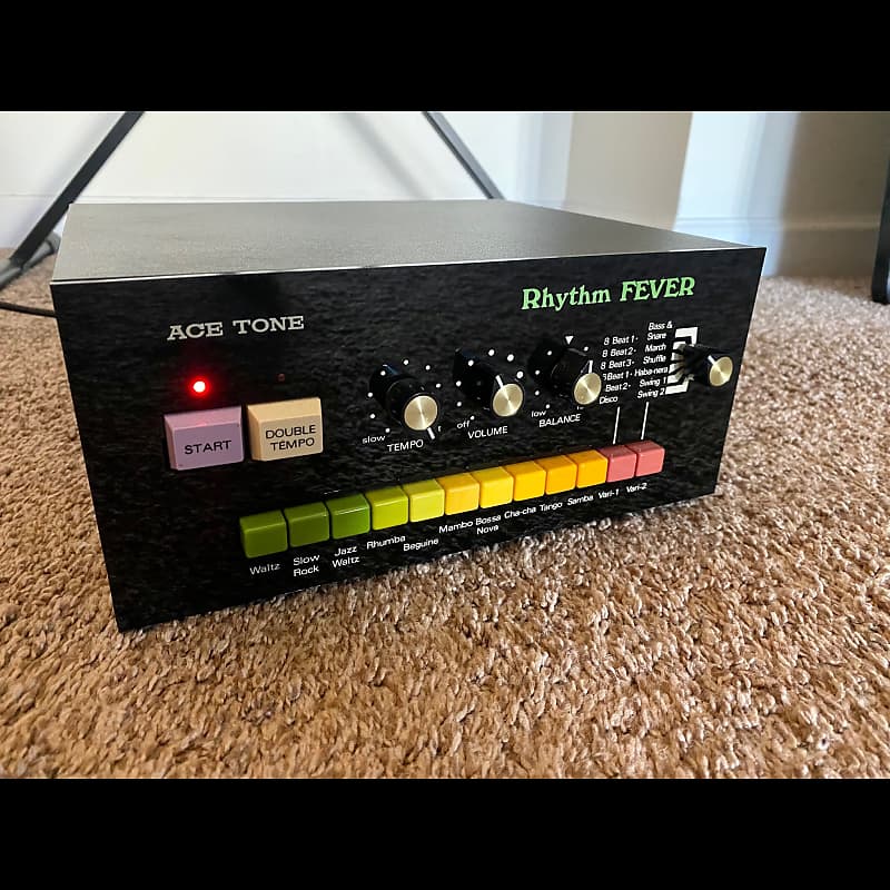Rhythm Fever Drum Machine RARE Ace Tone Reverb