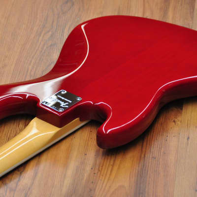 Fender Rarities Flame Ash Top Jazz Bass Plasma Red Burst image 15