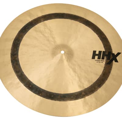 Sabian HHX 21" 3-Point Ride Cymbal +Shirt/2x Sticks Bundle & Save Made in Canada | Authorized Dealer image 3