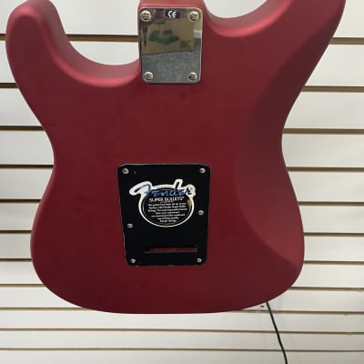 Fender Stratocaster Standard-w/Lightning Flame Neck-Satin Candy Apple Red w/Hard case image 5