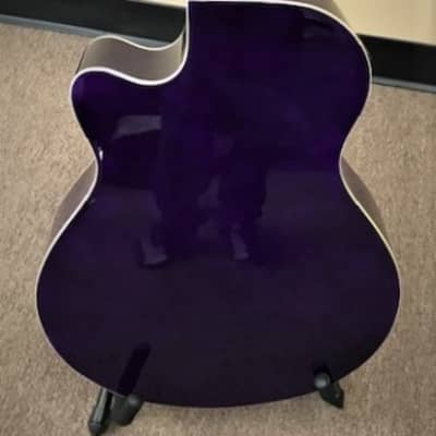 SOLO Nylon Classical Cutaway Acoustic-Elec - Purple Burst image 10