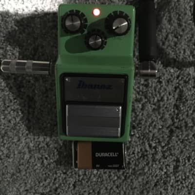 Ibanez 1982 TS9 Tube Screamer (Black Label)  Green w/Highly sought after JRC4558D image 11