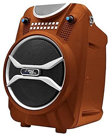 Pyle - PWMAB210OR - PA Speaker System with BT MP3 USB Micro SD FM Radio - Orange image 1