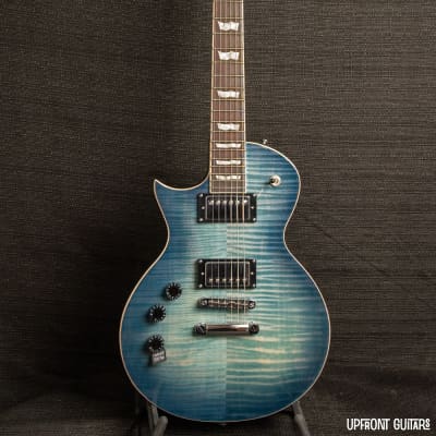 ESP LTD EC-256FM Left-Handed Cobalt Blue Electric Guitar - No Bag/Case Included *Authorized Dealer* image 7