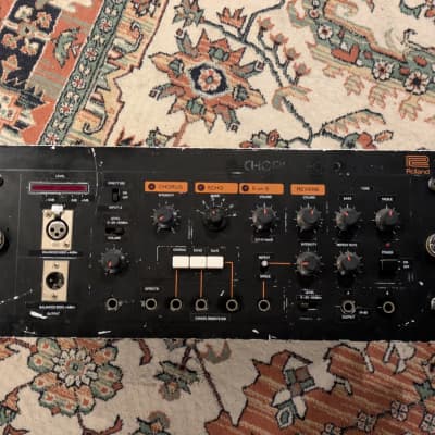 Roland SRE-555 Chorus Echo 1970s - Black