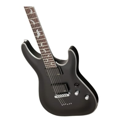 Schecter Damien Platinum-6 6-String Electric Guitar (Right-Hand, Satin Black) image 4