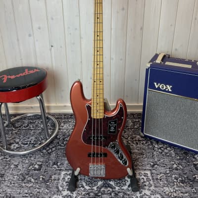Fender Player Plus Active Jazz Bass MN 2022 Aged Candy Apple Red image 1