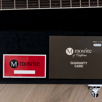 2000s Mosrite Ventures Model Mark I Super Custom 65 Pearl White w/ Vibramute, New Old Stock image 16