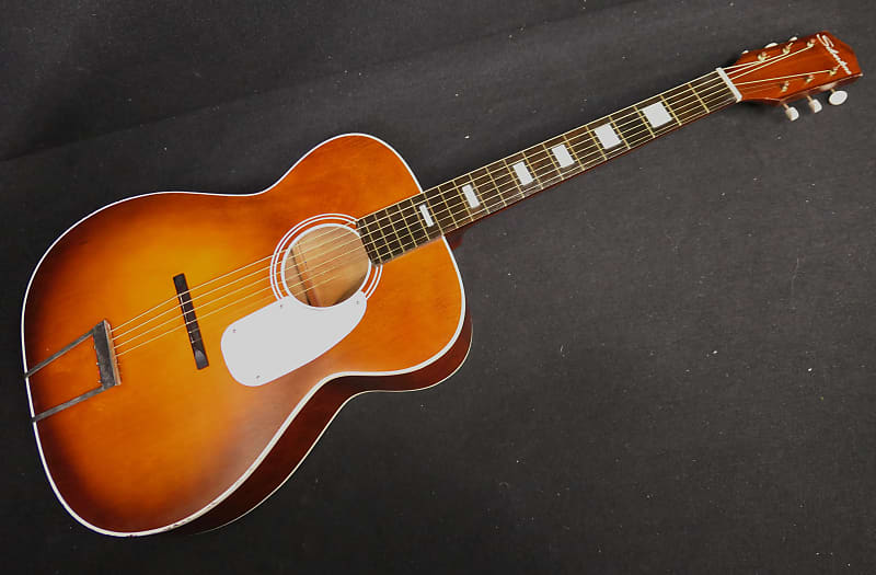 【本日特価】 VINTAGE Burst Cherry (1965, Guitar Acoustic H615 Silvertone ギター