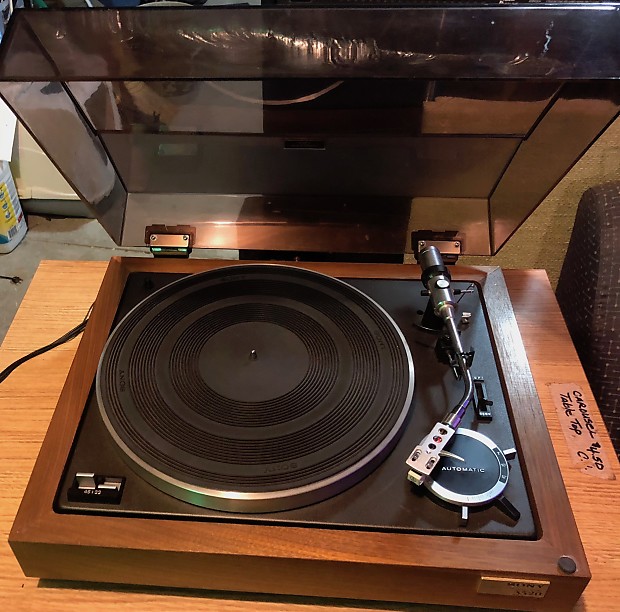 Sony PS5520 Turntable 1972 Wood Base Reverb