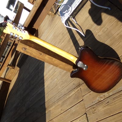 Mosrite Stereo 350,  ca. 1973, dark brown sunburst, excellent condition, appears all original image 21