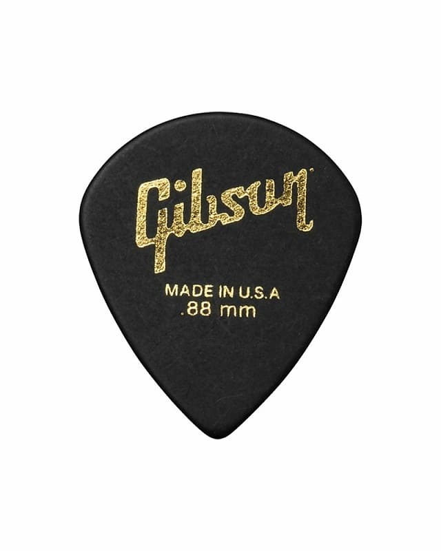 Gibson Modern Guitar Picks 6 Pack .88mm - Black image 1