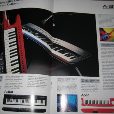 Roland  Keyboard Catalog Vol. 2 Synthesizers and  Keyboards From 1999 image 7