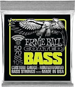 Ernie Ball Regular Slinky Coated Electric Bass Strings - 50-105 Gauge 3832 image 1