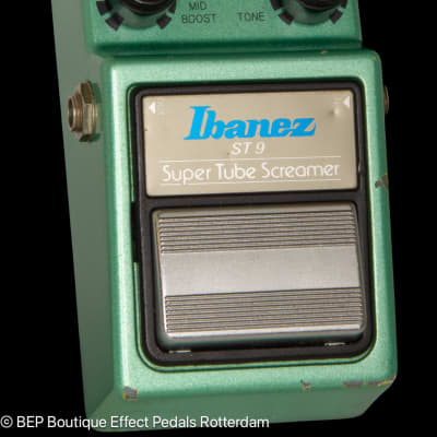 Ibanez ST-9 Super Tube Screamer with 2x JRC4558D op amps1984 s/n 420862 Japan image 3