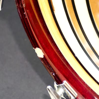 Premier Signia Cherrywood Drums - 5 piece - 4 toms, 1 kick - with 8" and 15" rare toms 90s  CLEAN! image 21