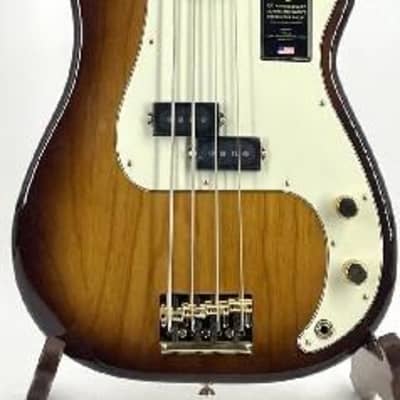 Fender 75th Anniversary Commemorative Precision Bass 2-Color Bourbon Burst Ser# US21006281 image 5