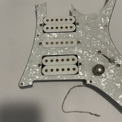 2000's Ibanez RG Series Style Guitar Loaded White Pickguard Set Pickups image 2