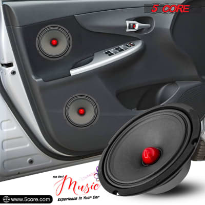 5 Core 8 Inch Subwoofer Car Audio Speaker Midrange with 190W RMS 4 Ohm Voice Coil 1.5 Inch Sub Woofer MR 8 BLT R 4oHM image 4