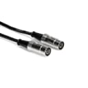 Hosa MID-505 Pro MIDI Cable, Serviceable 5-pin DIN to Same, 5 ft