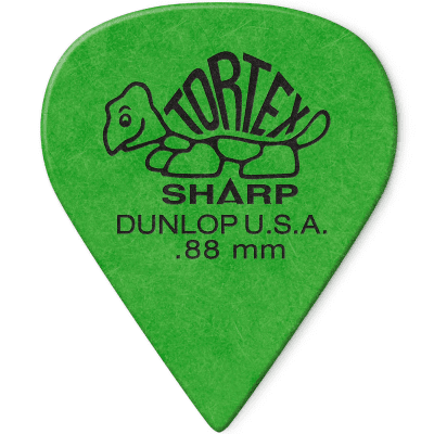 Dunlop 412P88 Tortex Sharp .88mm Guitar Picks (12-Pack)