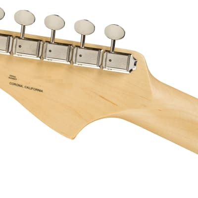 Fender American Performer Jazzmaster Electric Guitar Rosewood Fingerboard, Satin Lake Placid Blue W/ Bag image 6