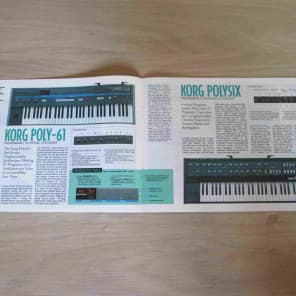 Korg Catalog Volume 10 - Original Vintage Synthesizer Brochure/Catalog-RARE image 3