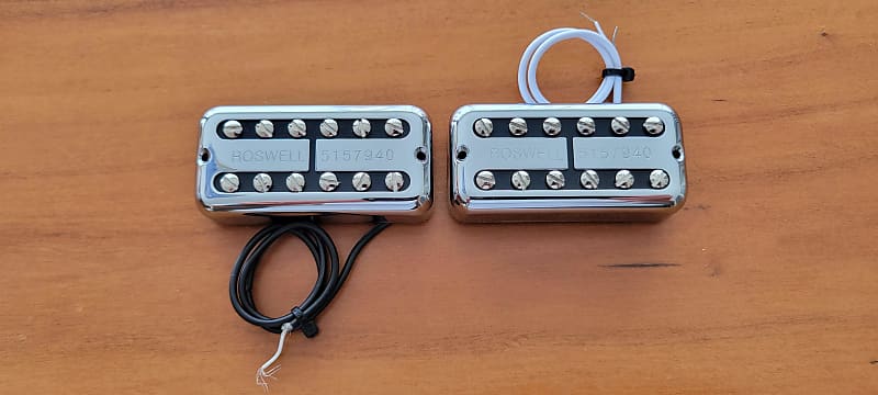 Roswell Pickups Filtertron Pickup Set Chrome Alnico 2 2022 | Reverb