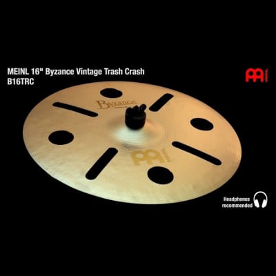 Meinl Byzance Vintage Trash Crash Cymbal 16" image 2
