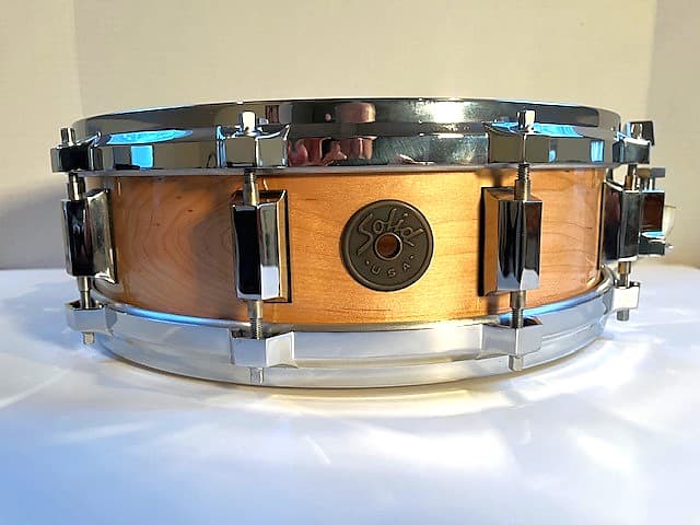 Solid 4x14 Snare drum 1989 - Natural | Reverb
