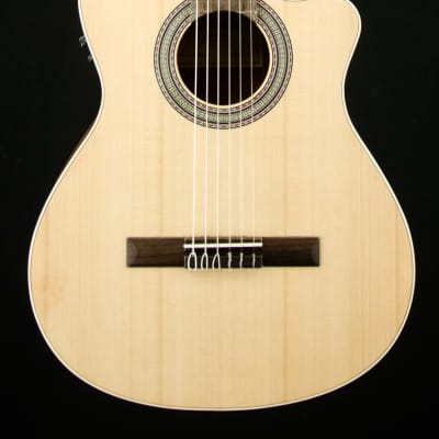 2021 Alhambra 1OP-CW Classical Acoustic-Electric Guitar Natural image 3