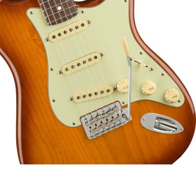 American Performer Stratocaster, Honey Burst, RW FB image 4