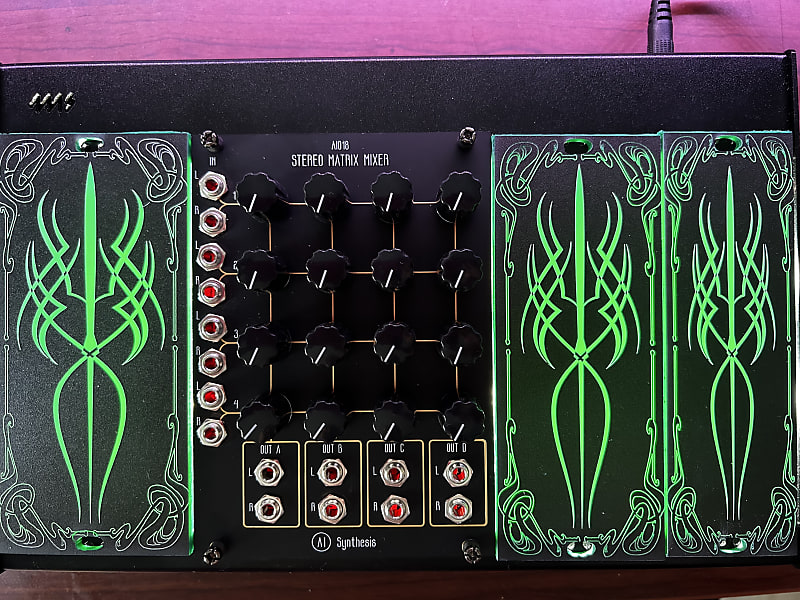 AI Synthesis AI018 Stereo Matrix Mixer - Black | Reverb