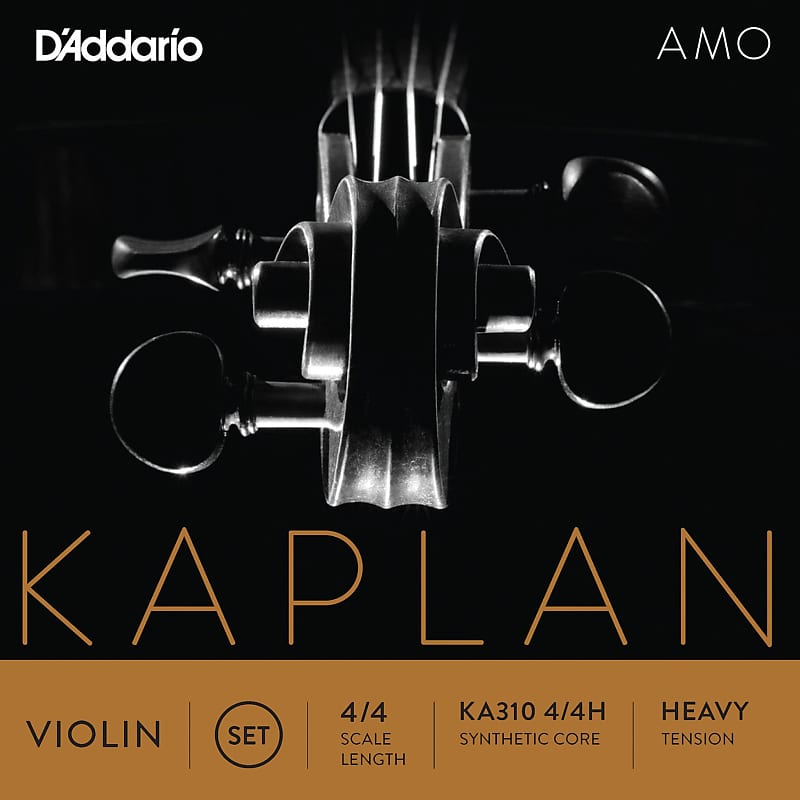 D'Addario Kaplan Amo Violin String Set, 4/4 Scale, Heavy Tension image 1