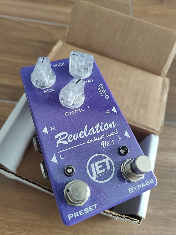 Jet Pedals Revelation 2.0 2022 Purple Reverb UK