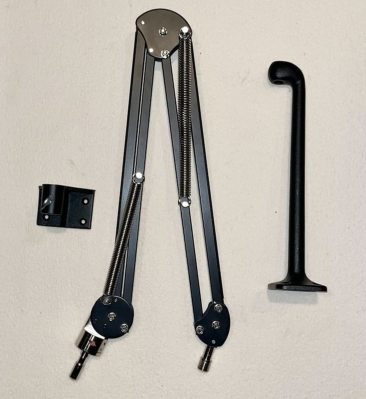 OC White Pro Boom Deluxe Microphone Arm with Microphone Riser | Reverb