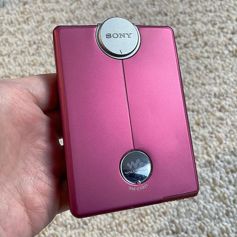 [RARE] Sony EX921 Walkman Cassette Player, Awesome Pink Purple ! Working : )
